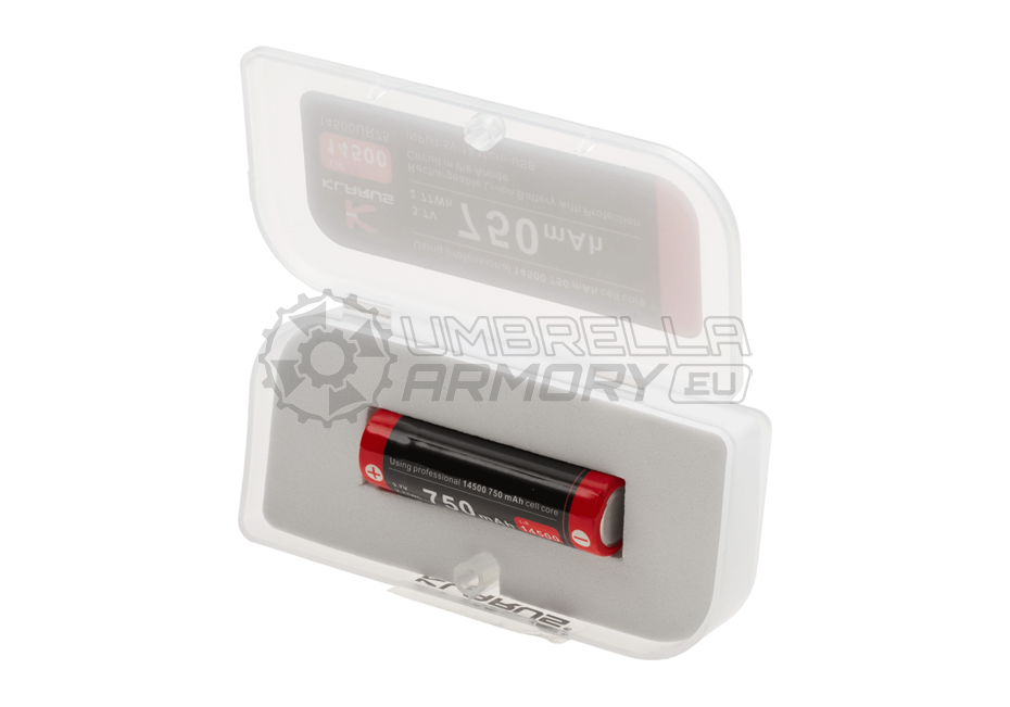 14500 Battery 3.7V 750mAh Micro-USB (Klarus)