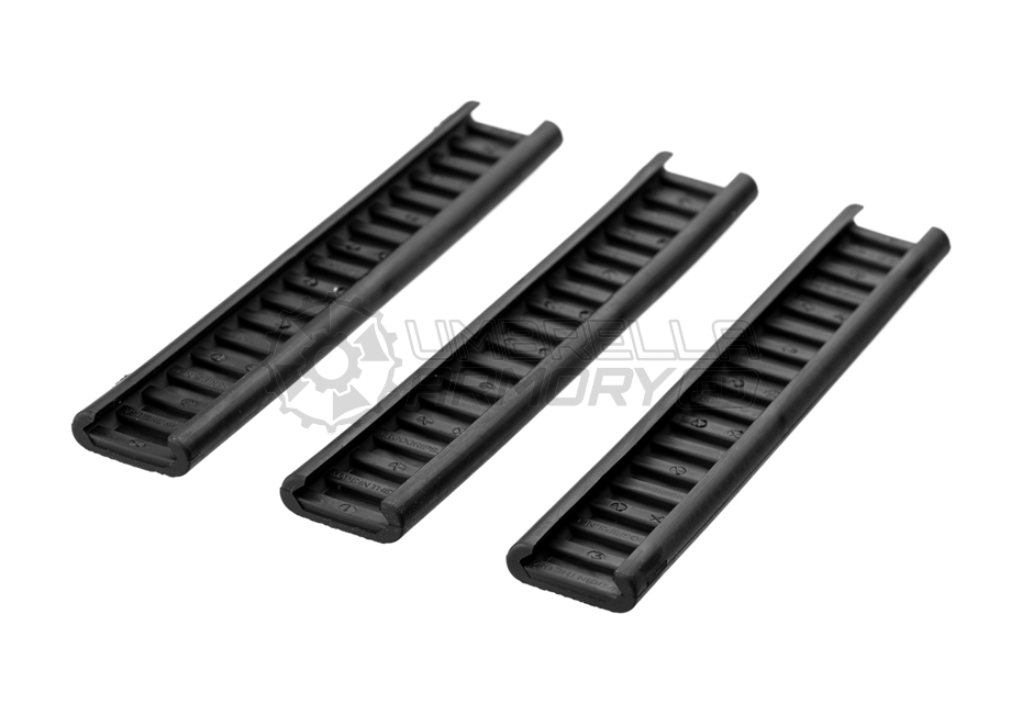 18 Slot Textured Slim Line Rail Cover - 3 pcs (Ergo)