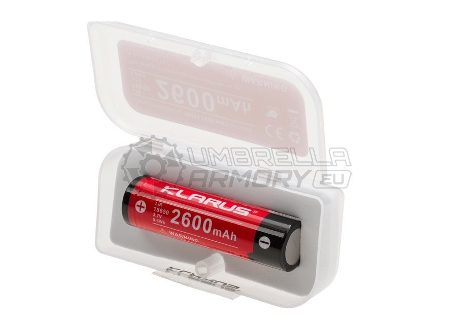 18650 Battery 3.7V 2600mAh (Klarus)