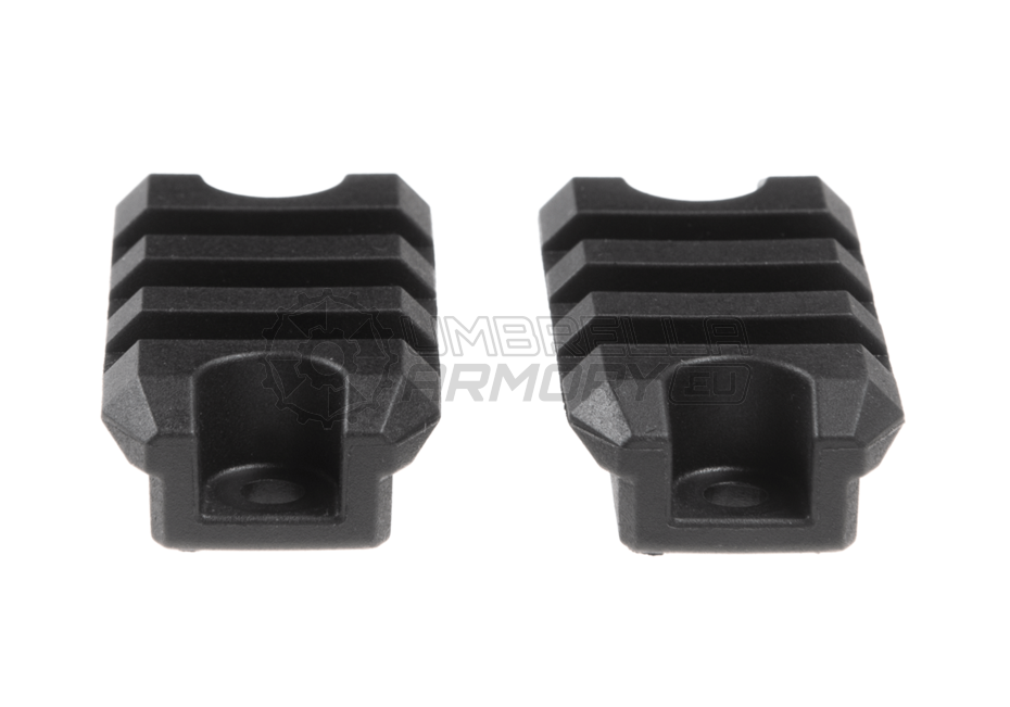 2 Inch M-LOK Plastic Rail 2-Pack (Amoeba)