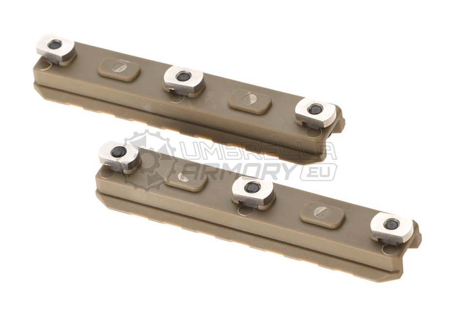 3.5 Inch M-LOK Plastic Rail 2-Pack (Amoeba)