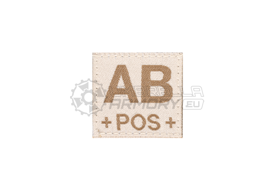AB Pos Bloodgroup Patch (Clawgear)