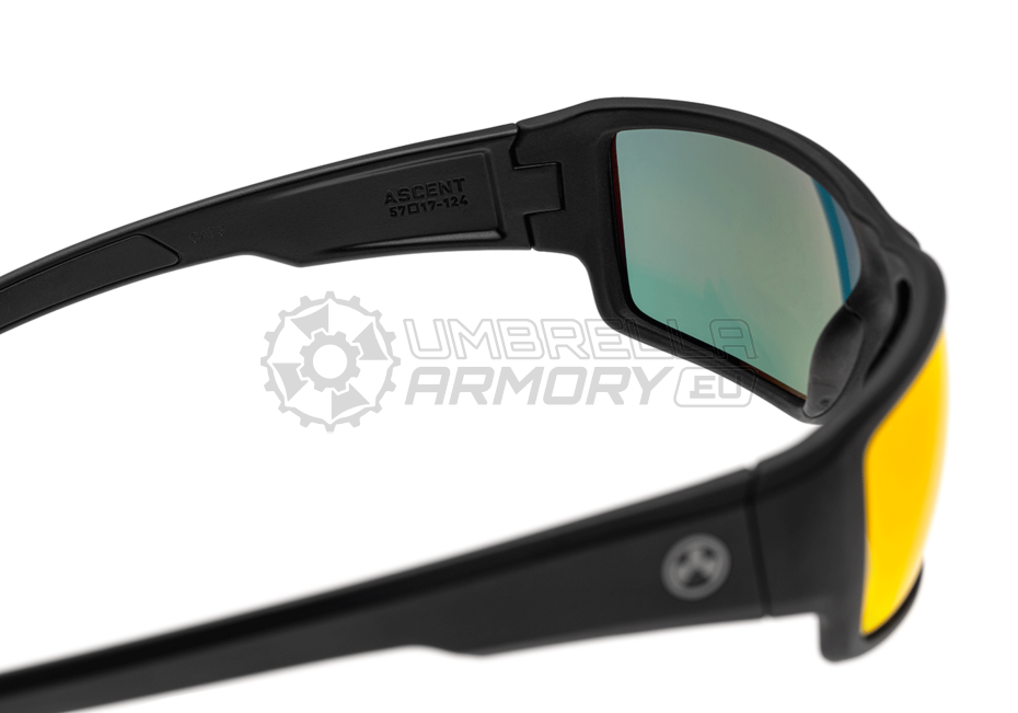 Ascent - Polarized - Black Frame / Gray Lens/Red Mirror (Magpul)