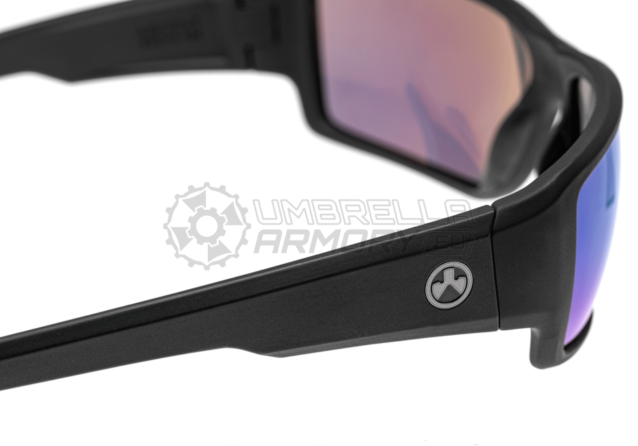 Ascent - Polarized - Black Frame / High Contrast Violet Lens / Green Mirror (Magpul)