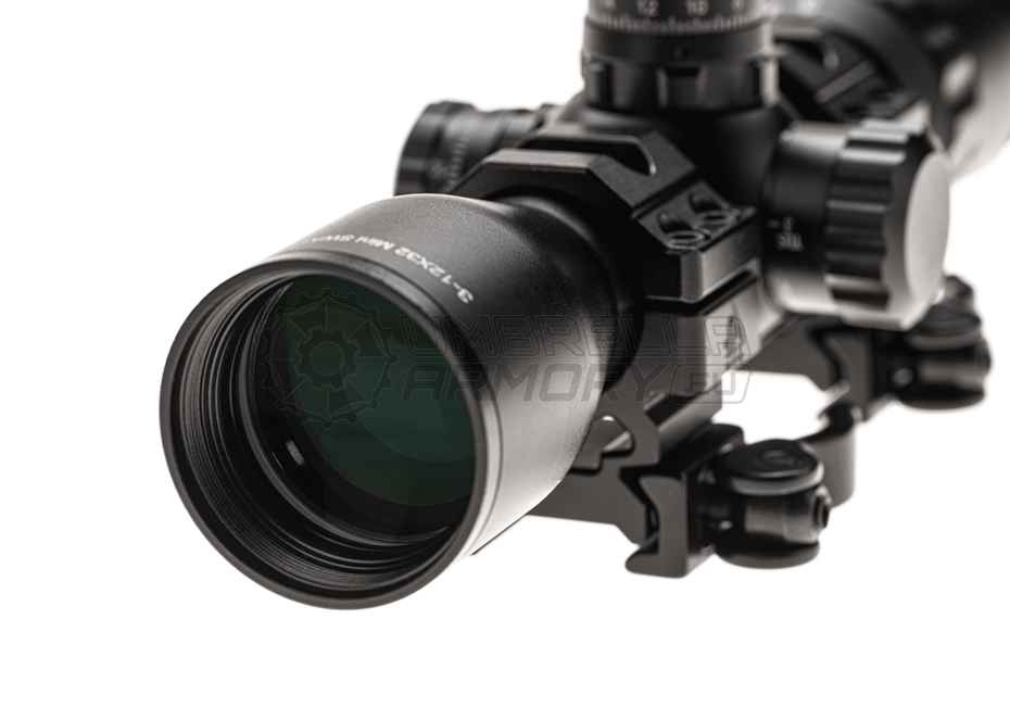 BugBuster 3-12X32 Scope Side AO Mil-Dot With QD Rings (Leapers)