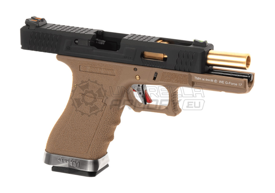 G-Force 17 BK Gold Barrel Metal Version GBB (WE)