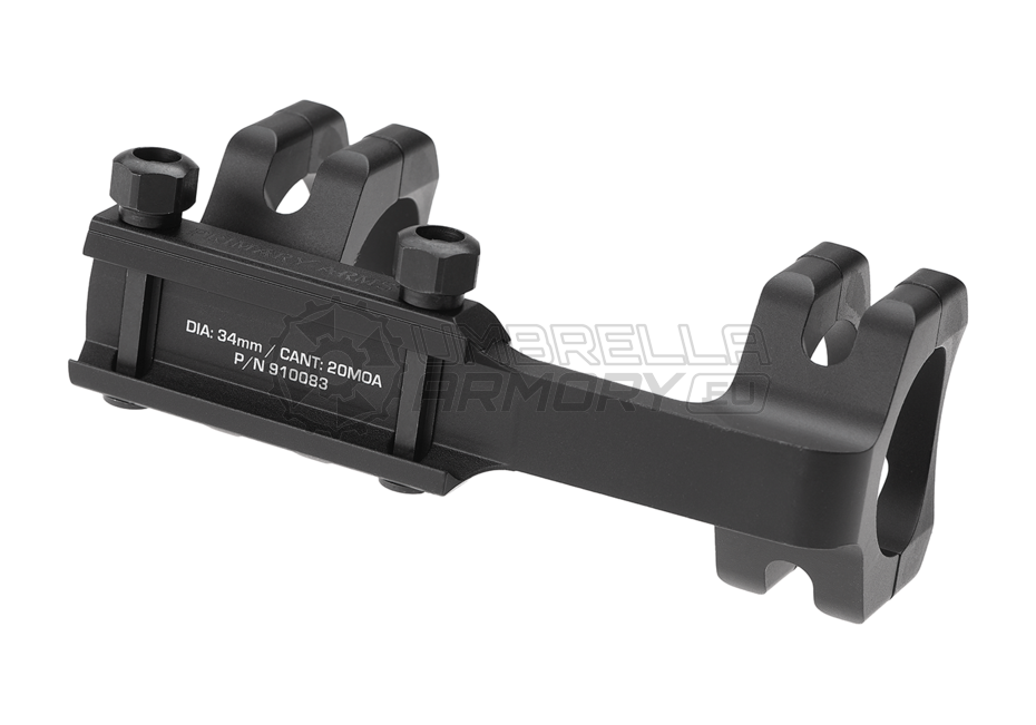 GLx 34mm Cantilever Scope Mount - 20 MOA (Primary Arms)