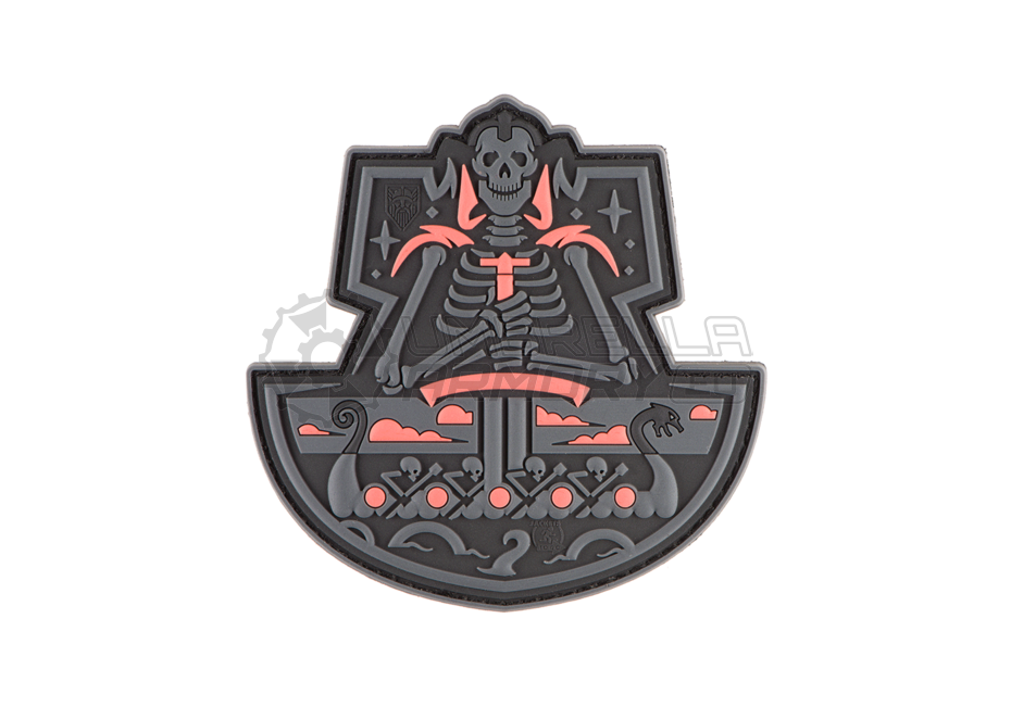 Ghost Ship Skull Rubber Patch (JTG)