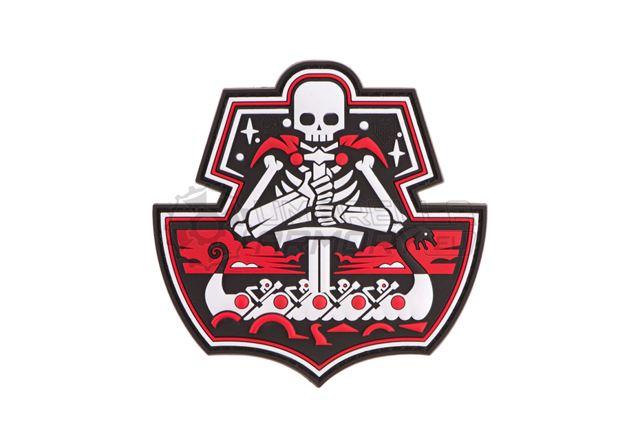 Ghost Ship Skull Rubber Patch (JTG)