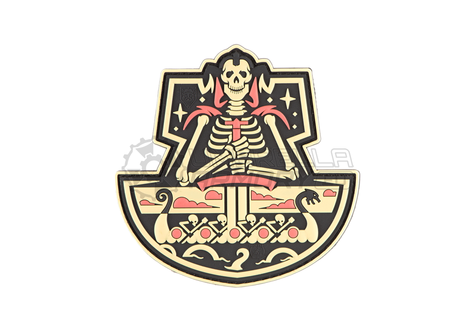 Ghost Ship Skull Rubber Patch (JTG)