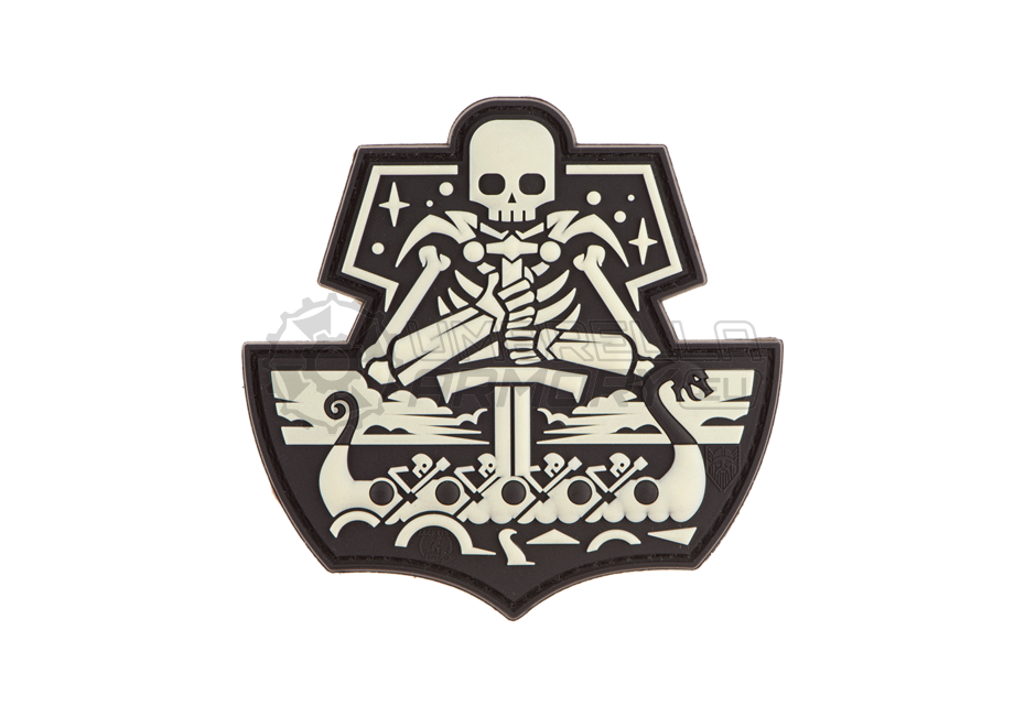 Ghost Ship Skull Rubber Patch (JTG)