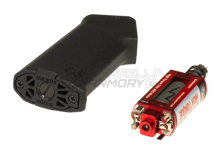 High Torque Slim Motor + Amoeba Slim Pistol Grip (Ares)