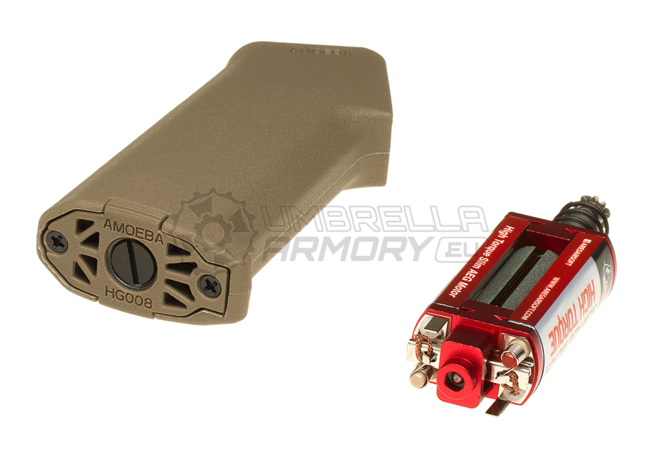 High Torque Slim Motor + Amoeba Slim Pistol Grip (Ares)