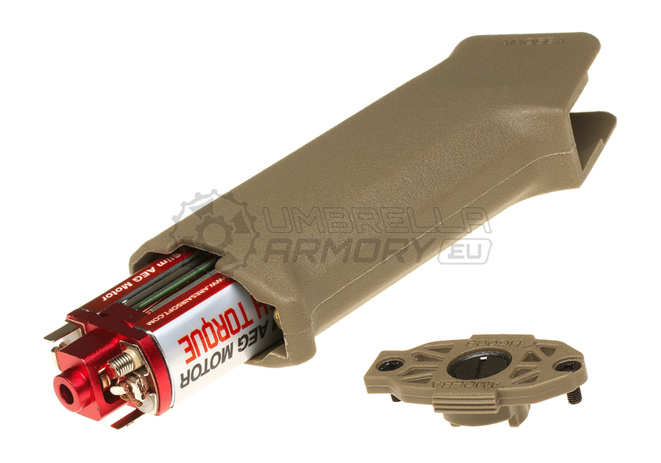 High Torque Slim Motor + Amoeba Slim Pistol Grip (Ares)