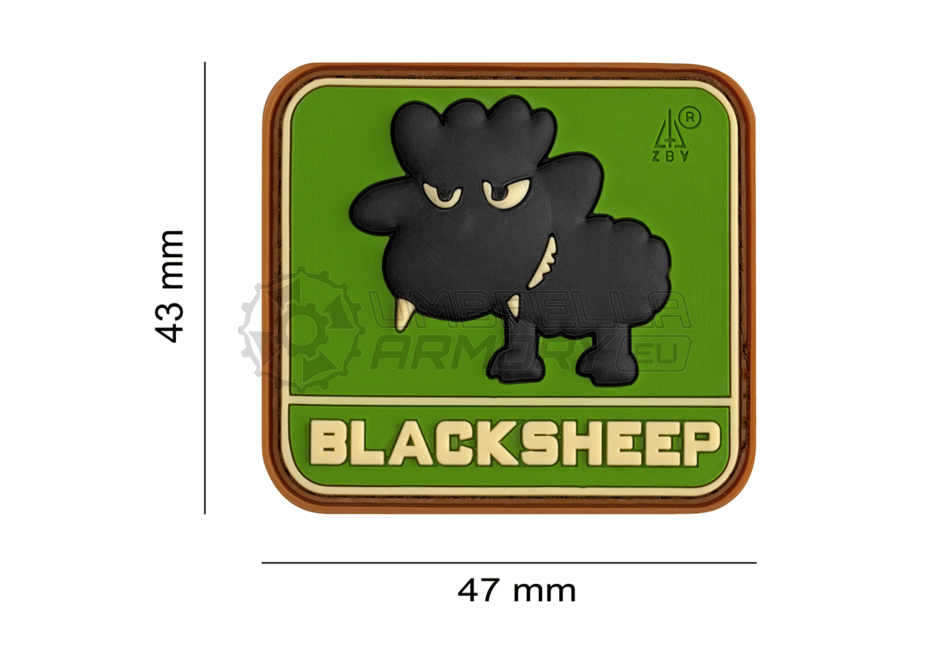 Little Black Sheep Rubber Patch (JTG)