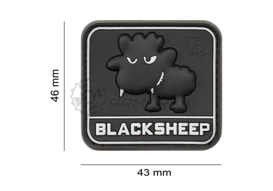 Little Black Sheep Rubber Patch (JTG)