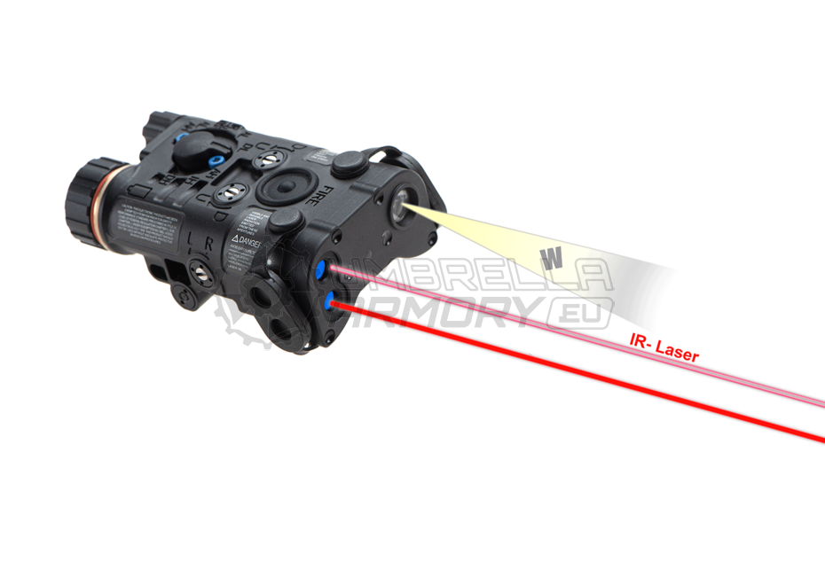 NGAL Illuminator / laser module Red + IR Aluminium (WADSN)