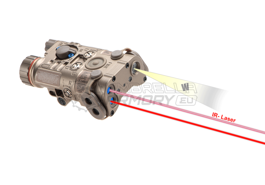 NGAL Illuminator / laser module Red + IR Aluminium (WADSN)