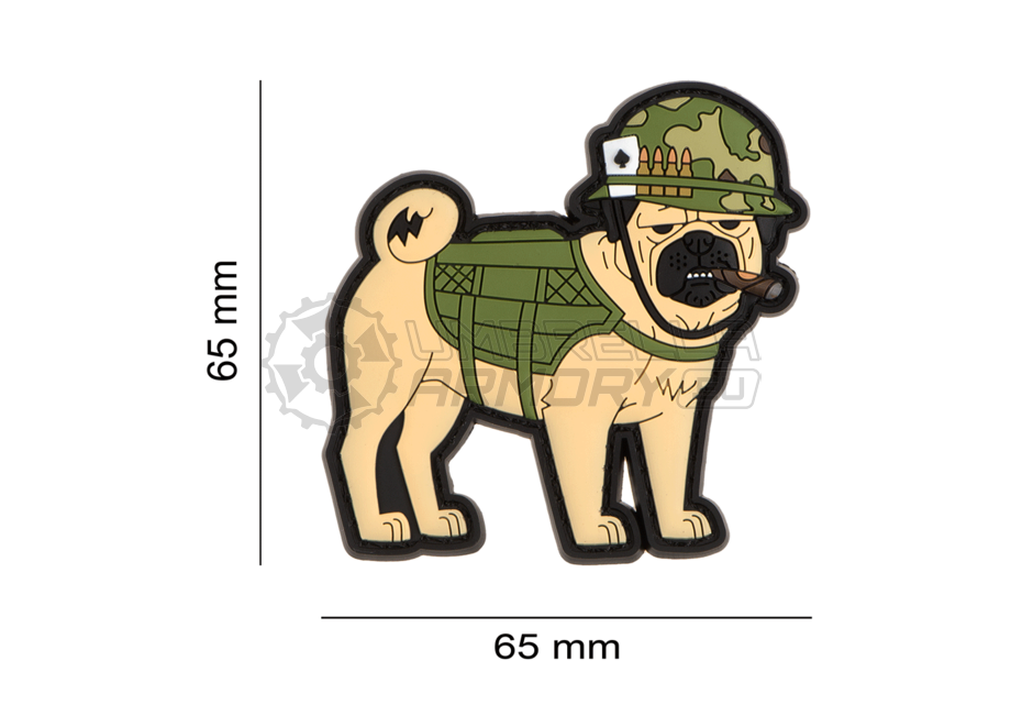 Nam Pug Tactipug Patch (Airsoftology)