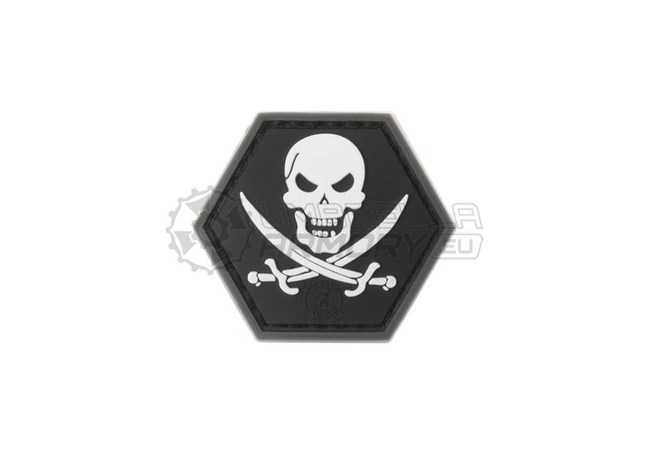 No Fear Pirate Rubber Patch (JTG)