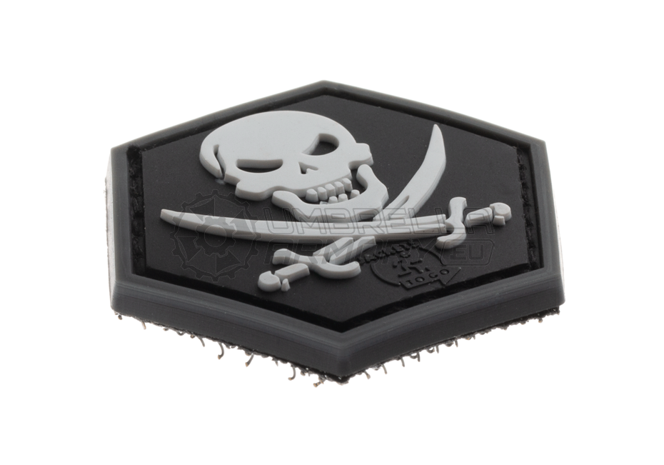No Fear Pirate Rubber Patch (JTG)