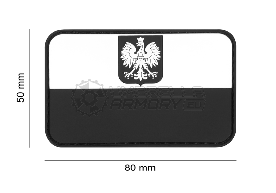 Poland Flag Rubber Patch (JTG)