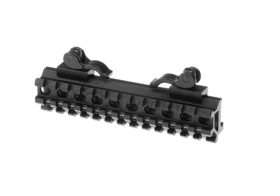 QD Angle Mount Double Rail 13-Slot (Leapers)