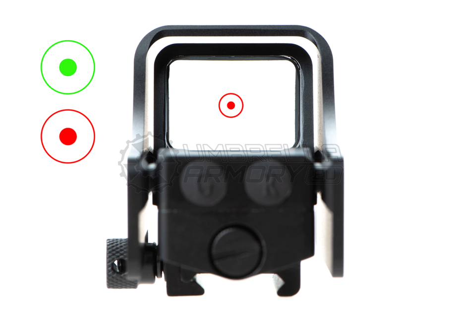 Reflex Sight 3.9" Red/Green Circle Dot (Leapers)