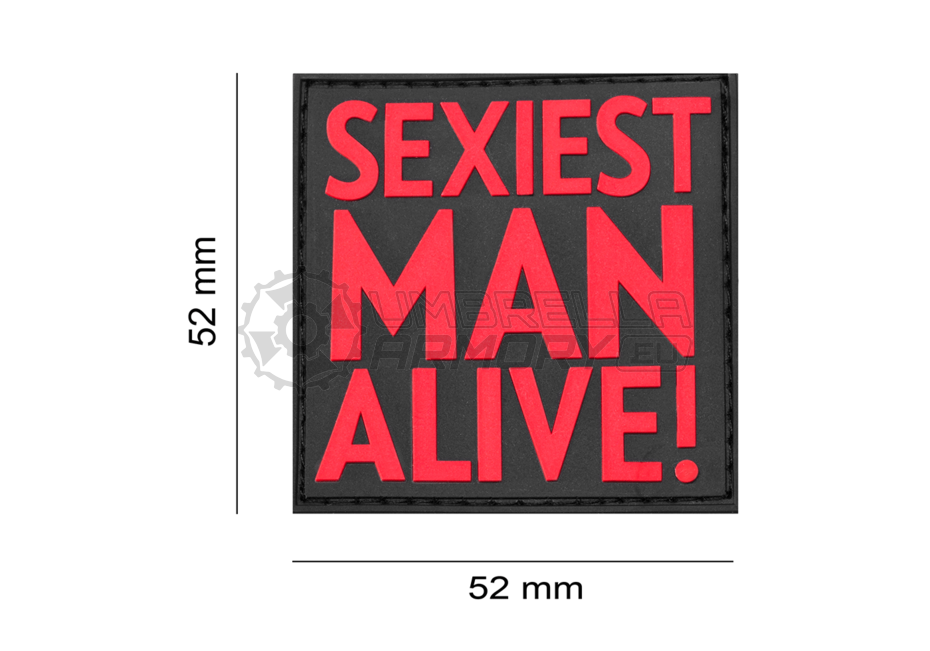 Sexiest Man Alive Rubber Patch (JTG)