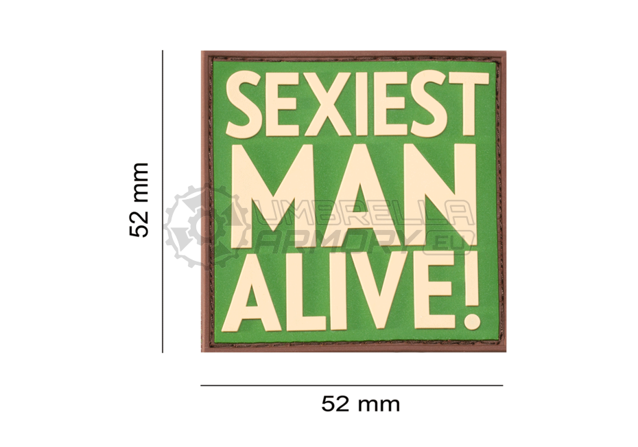 Sexiest Man Alive Rubber Patch (JTG)