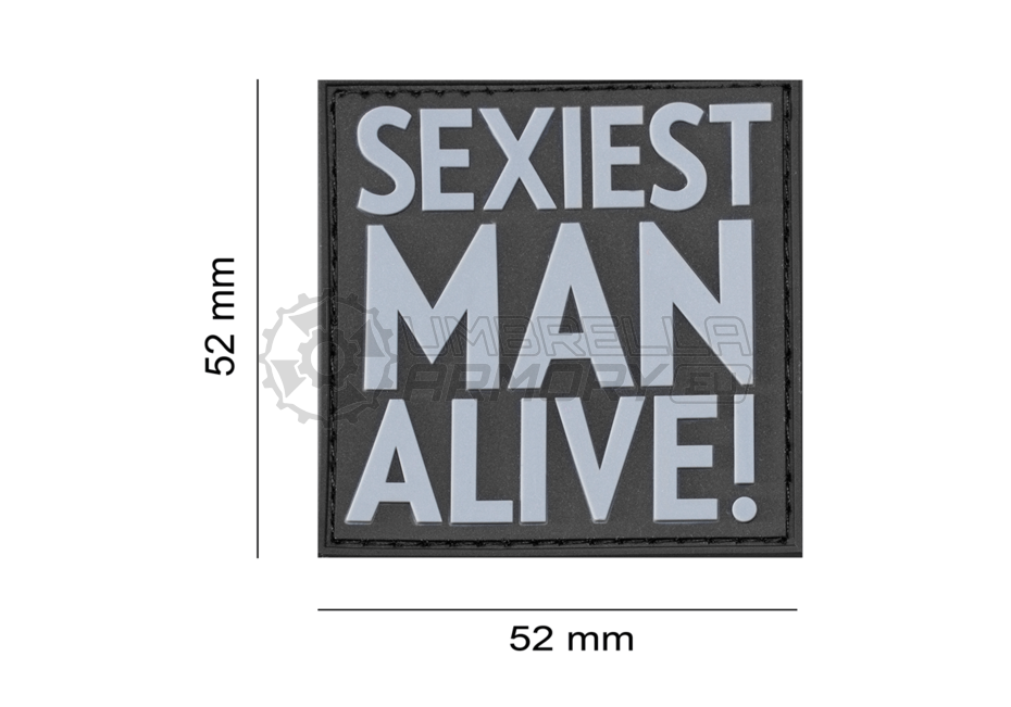 Sexiest Man Alive Rubber Patch (JTG)