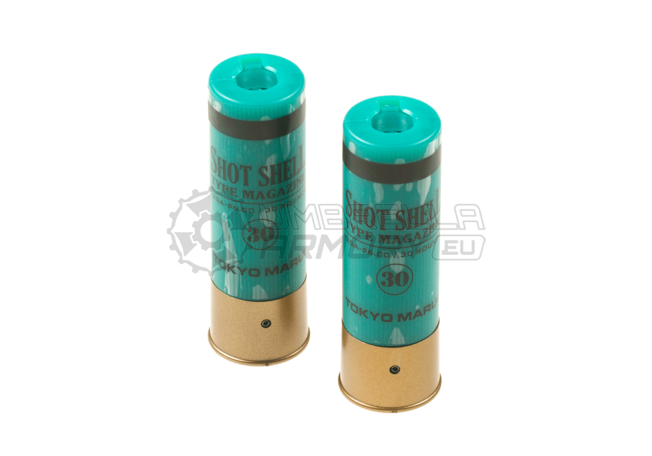 Shotgun Shells 2pcs 30rds Green (Tokyo Marui)