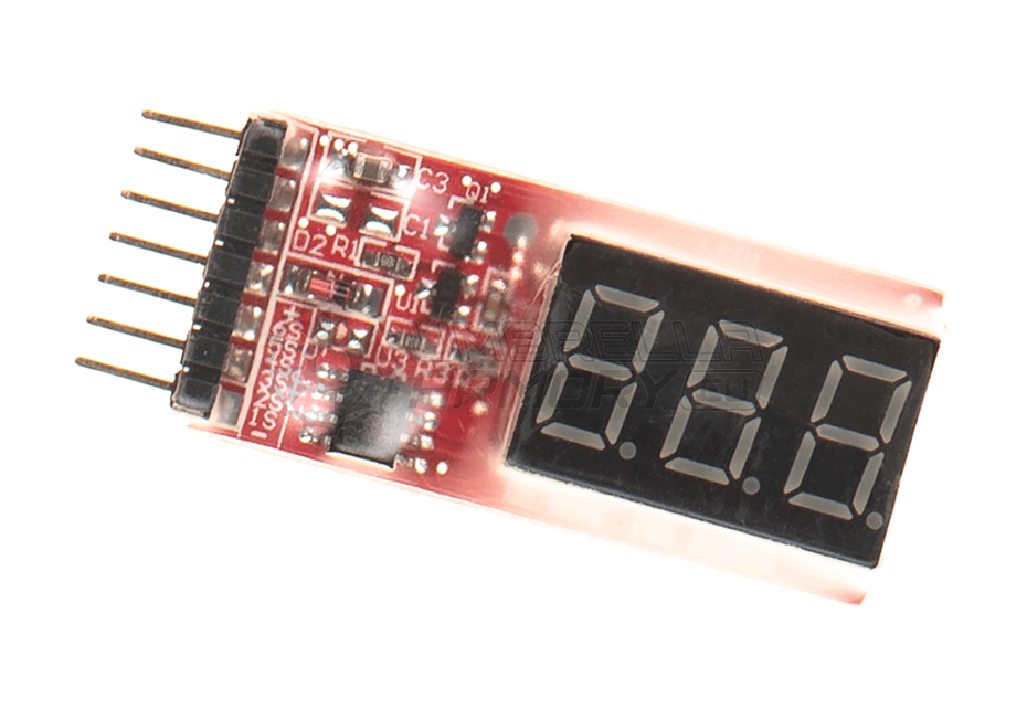 Simple Voltage Display 1-6S Lipo Voltage Meter (VB Power)