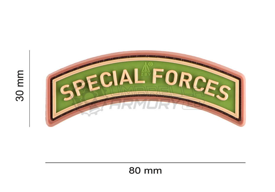 Special Forces Tab Rubber Patch (JTG)