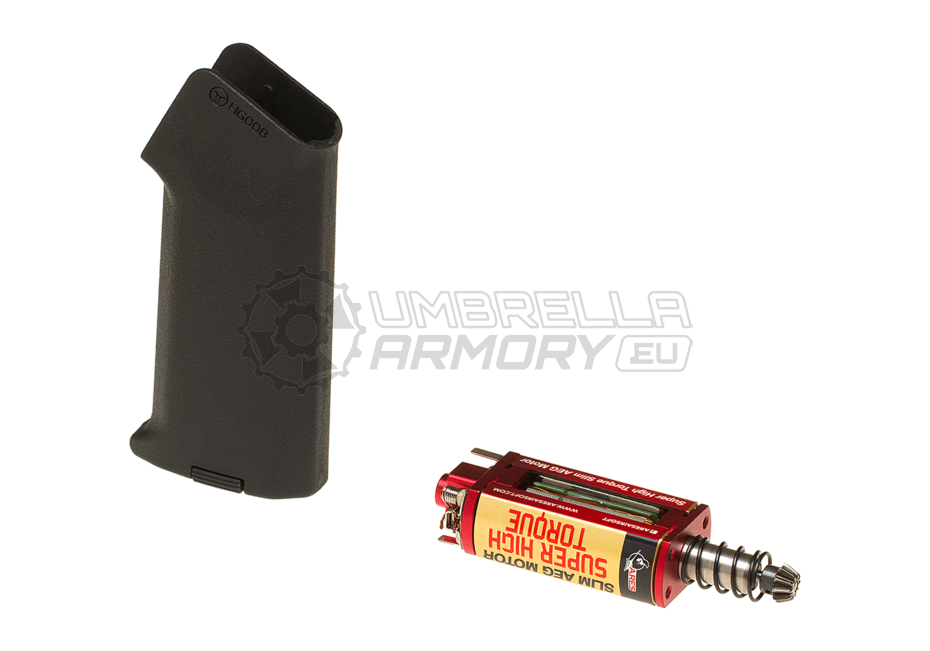 Super High Torque Slim Motor + Amoeba Slim Pistol Grip (Ares)