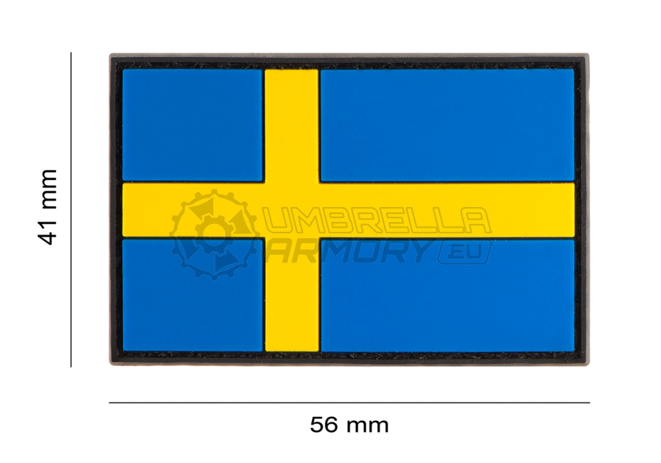 Sweden Flag Rubber Patch (JTG)