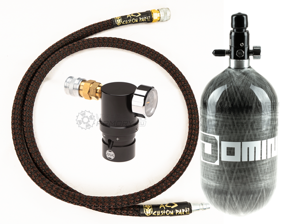 XFORCE Carbon Fibre Tank, Regulator and Air Line Kit