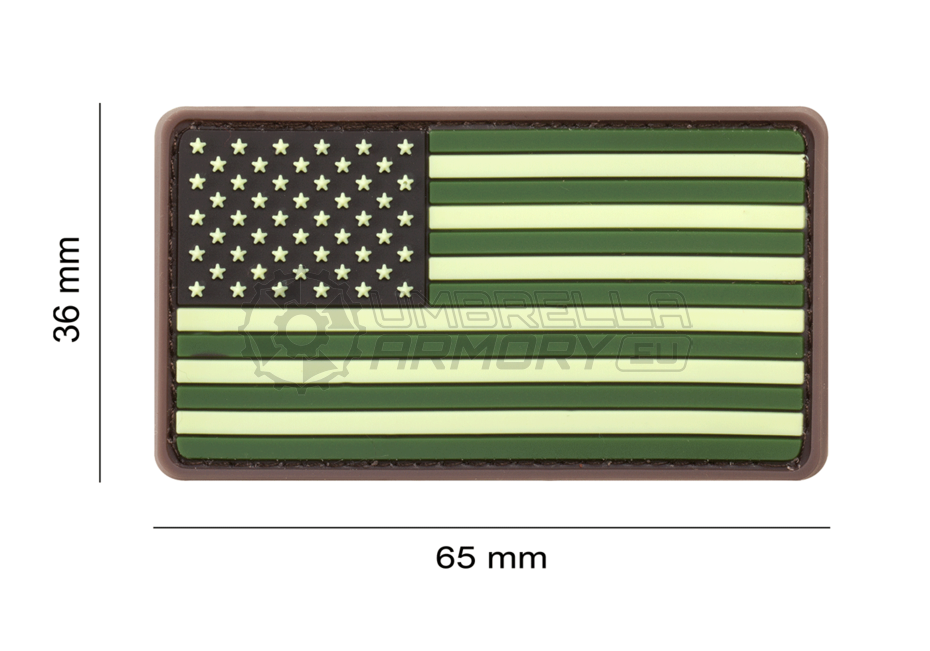 US Flag Rubber Patch (JTG)