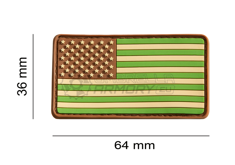 US Flag Rubber Patch (JTG)