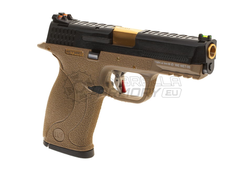 WET-05 BK Gold Barrel Metal Version GBB (WE)